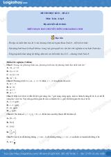 Đề thi học kì 2 Toán 8 - Đề số 2 - Kết nối tri thức